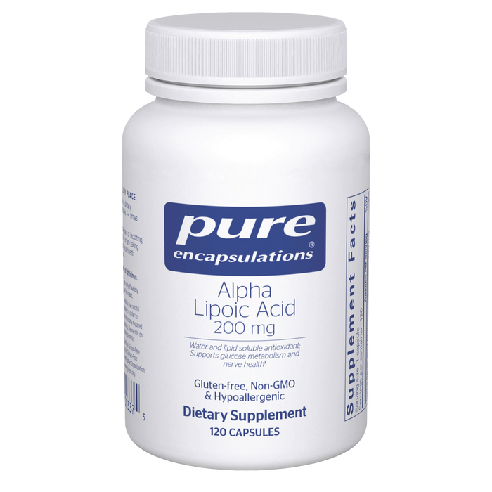 Alpha Lipoic Acid 200 mg 120 Capsules by Pure Encapsulations