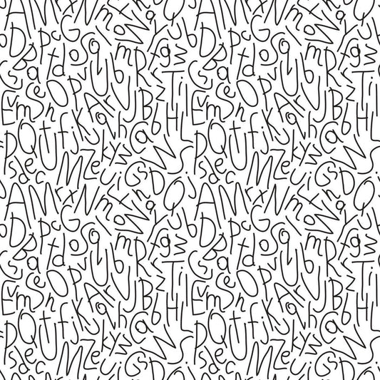 Alphabet Jumble Peel & Stick Wallpaper - EonShoppee