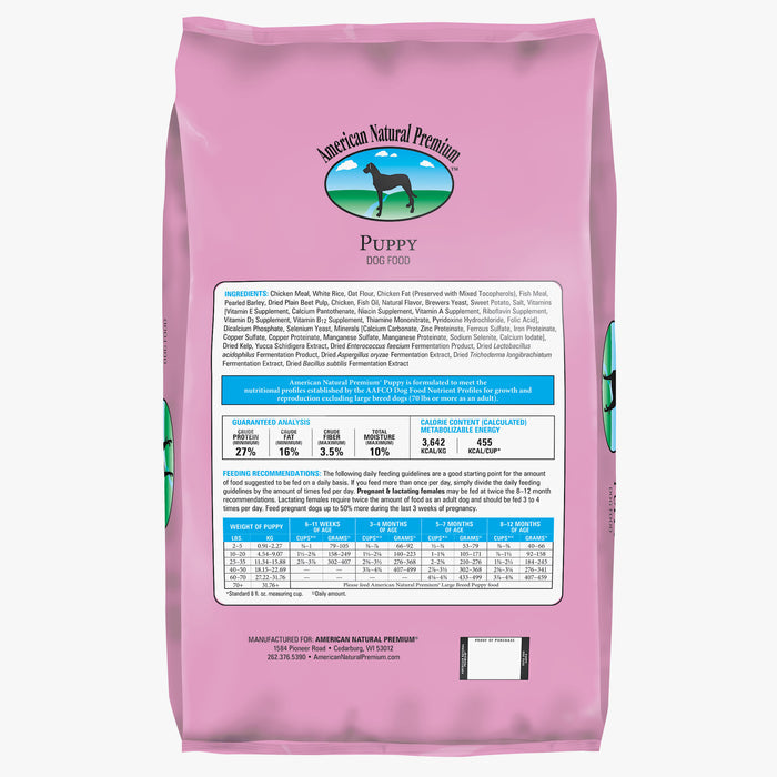 American Natural Premium Puppy Recipe Dog Food