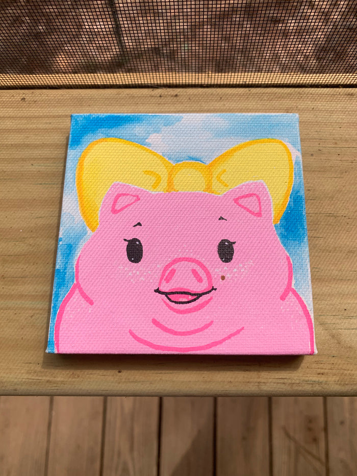 Anika - Painting Happy Pig