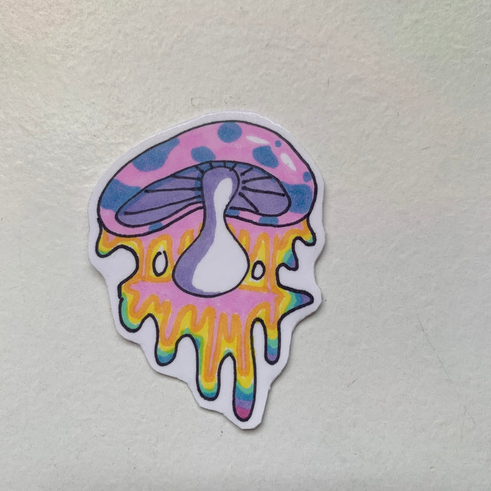Anika - Sticker Purple Mushroom