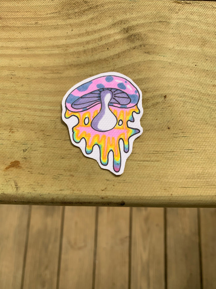 Anika - Sticker Purple Mushroom