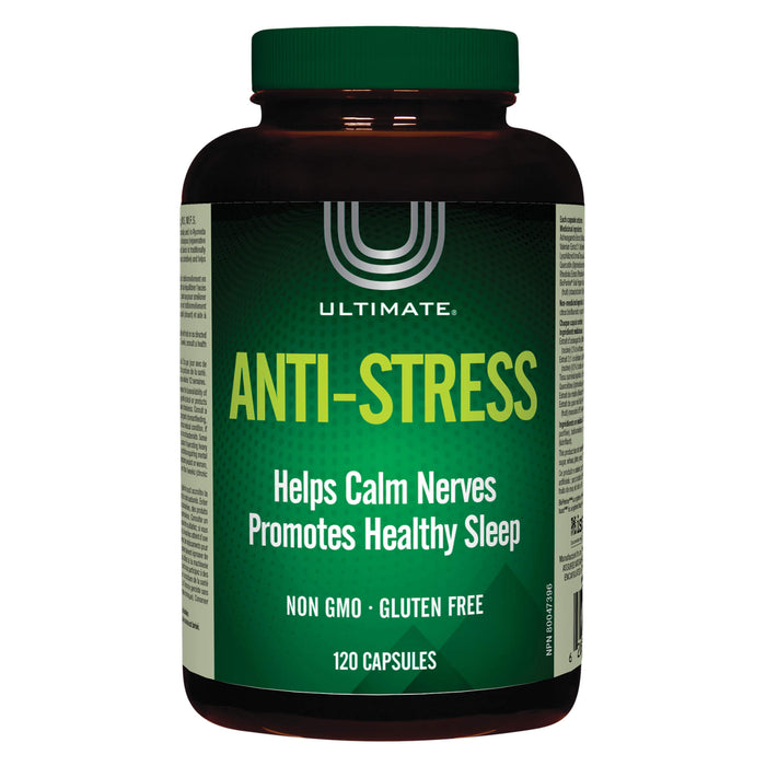 Bottle of Ultimate Anti-Stress Formula 120 Capsules