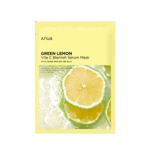 Anua Green Lemon Vita C Blemish Serum Mask 25Ml
