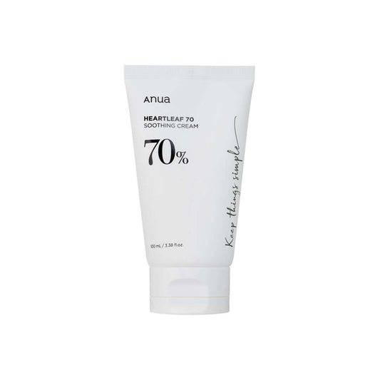 ANUA Heartleaf 70% Soothing Cream - raminantis veido kremas
