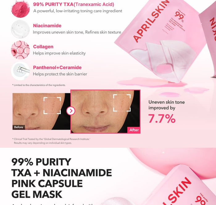 AprilSkin TXA Niacinamide Collagen 99 Capsule Gel