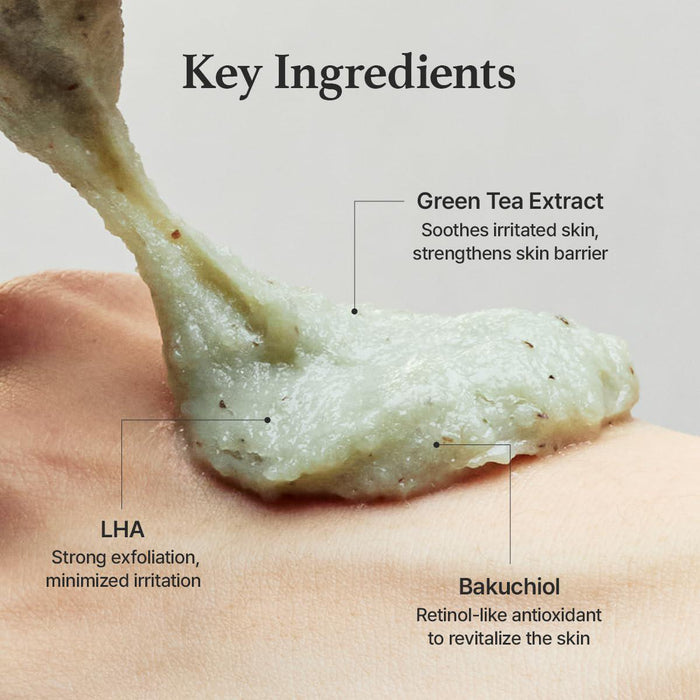 Arencia Green Tea + LHA Deep Pore Rice Cake Cleanser 150 mL