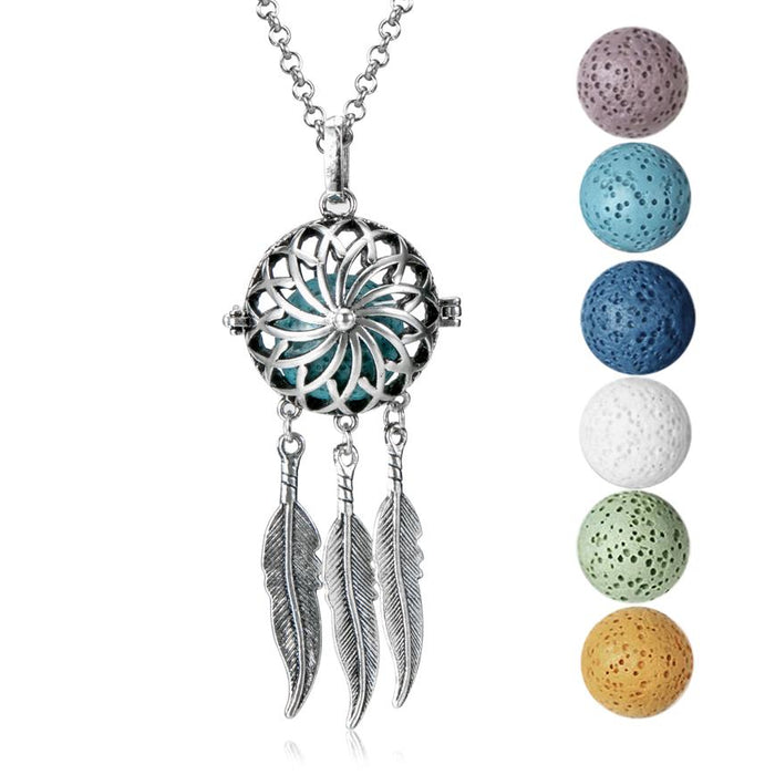 Aromatherapy Diffuser Necklace - Alloy (9 Styles)