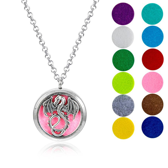 Aromatherapy Diffuser Necklace - Alloy (9 Styles)