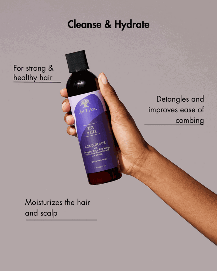 As I Am Rice Water Conditioner 8oz
