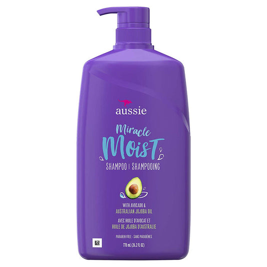 AUSSIE Miracle Moist Shampoo With Avocado Oil شامبو الترطيب العميق بزيت الأفوكادو