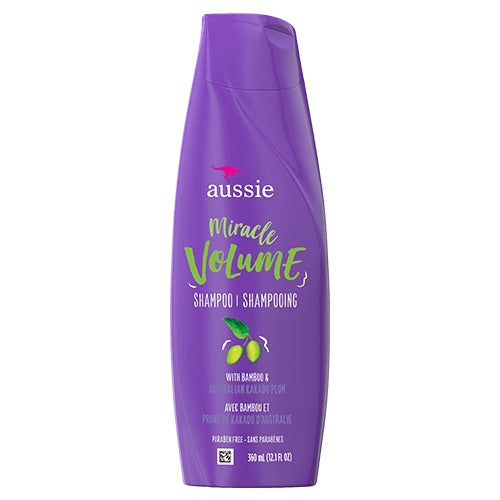 AUSSIE Miracle Volume Miracle Shampoo With Rice Water شامبو أوسي المعجزة لزيادة كثافة الشعر بماء الأرز من اوسي