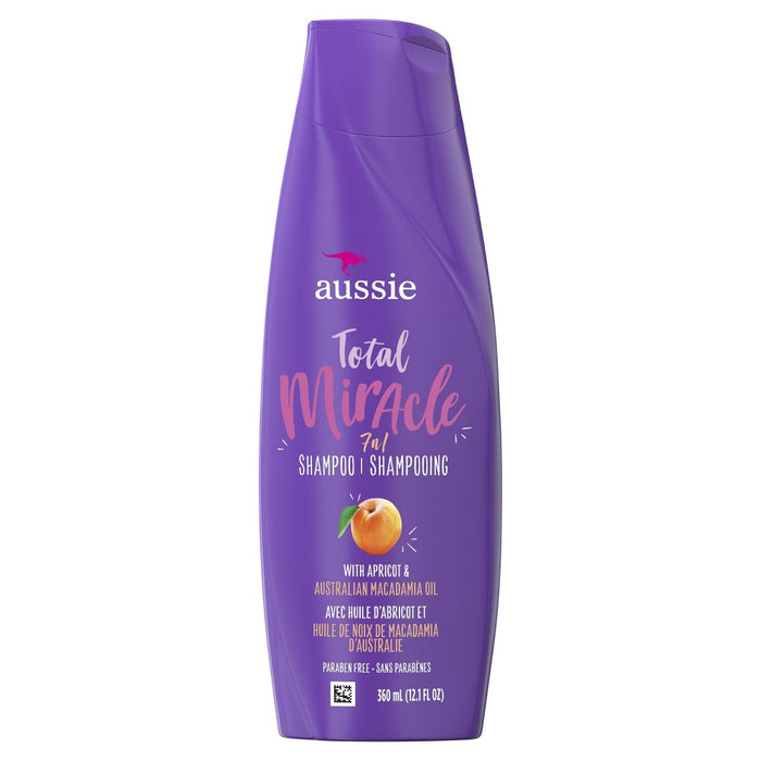 AUSSIE TOTAL MIRACLE 7 IN 1 Shampoo With Apricot شامبو الشعر بالمشمش من اوسي