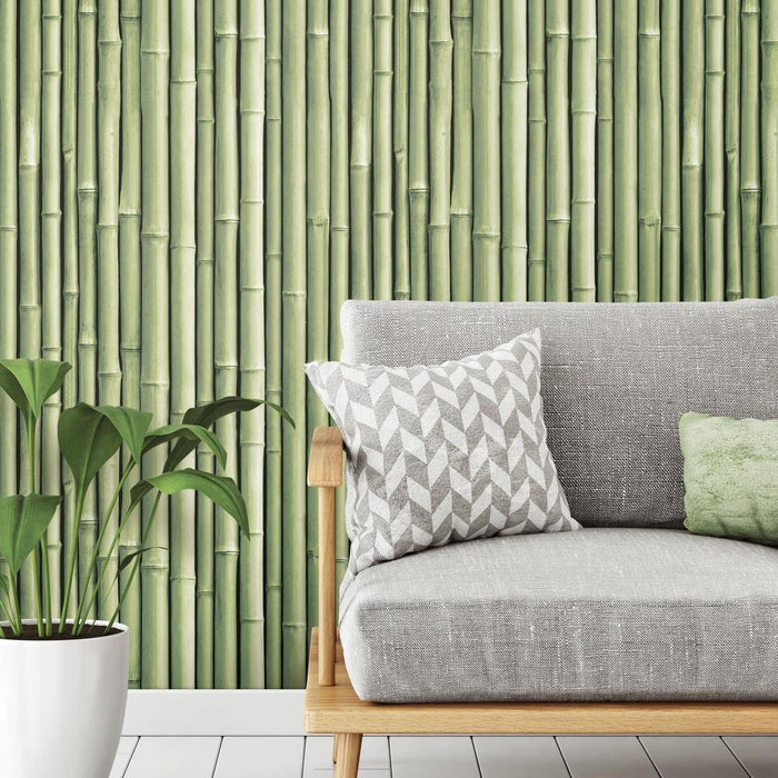 Bamboo Peel & Stick Wallpaper - EonShoppee