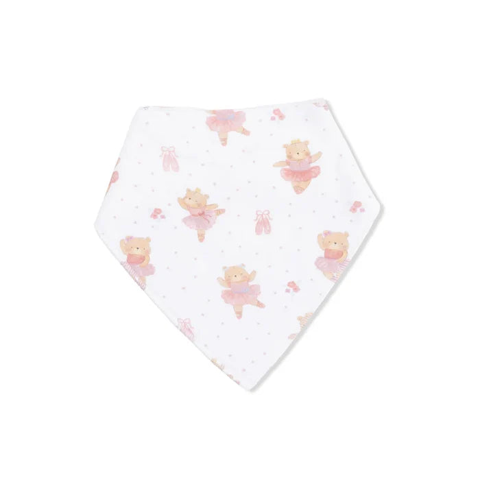 Bandana Bib- Teddy Bear Ballerina