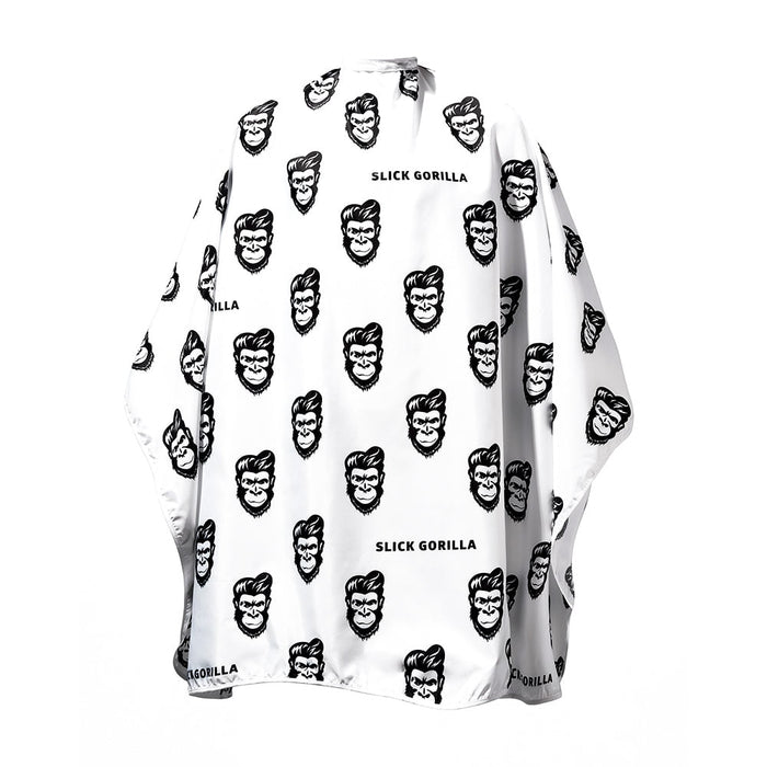Slick Gorilla Barber Cape White