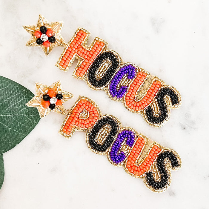 Beaded Fringe Earrings