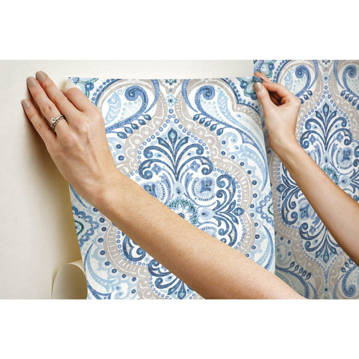Bohemian Damask Peel & Stick Wallpaper - EonShoppee