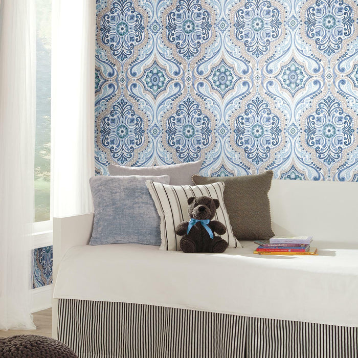 Bohemian Damask Peel & Stick Wallpaper - EonShoppee
