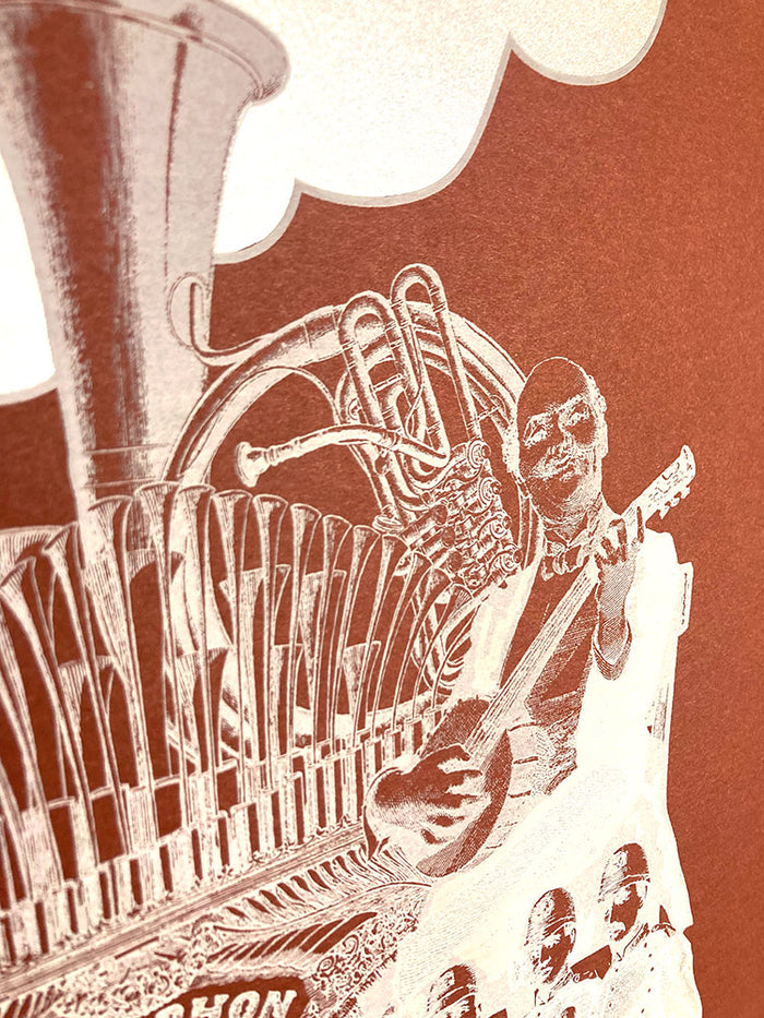 Bonnaroo 2007: Burgundy / Silver Printer's Proof (RAER)