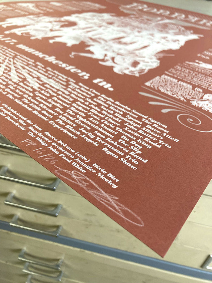 Bonnaroo 2007: Burgundy / Silver Printer's Proof (RAER)