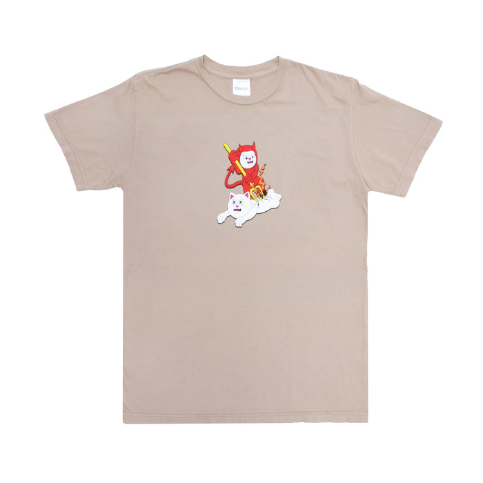 RIPNDIP Branded Tee (Almond)