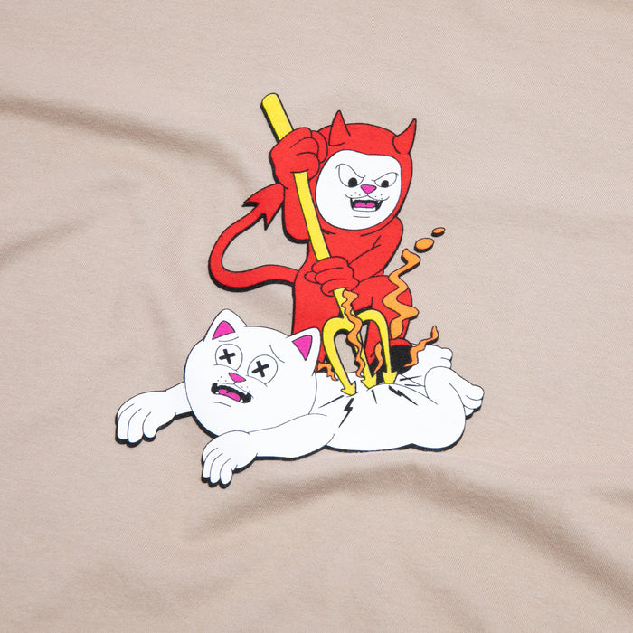RIPNDIP Branded Tee (Almond)