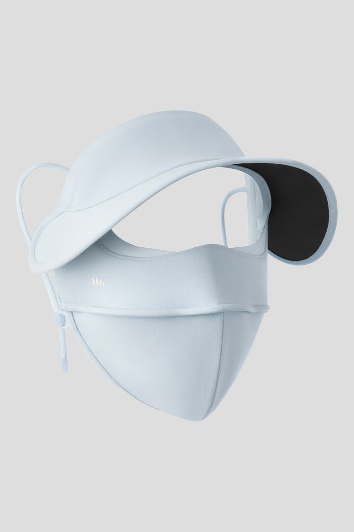 beneunder breezeshield womens all season bare touch face shield upf50 #color_blue