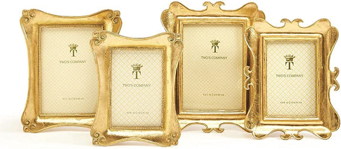 Brocante Gold Leaf Picture Frame Large