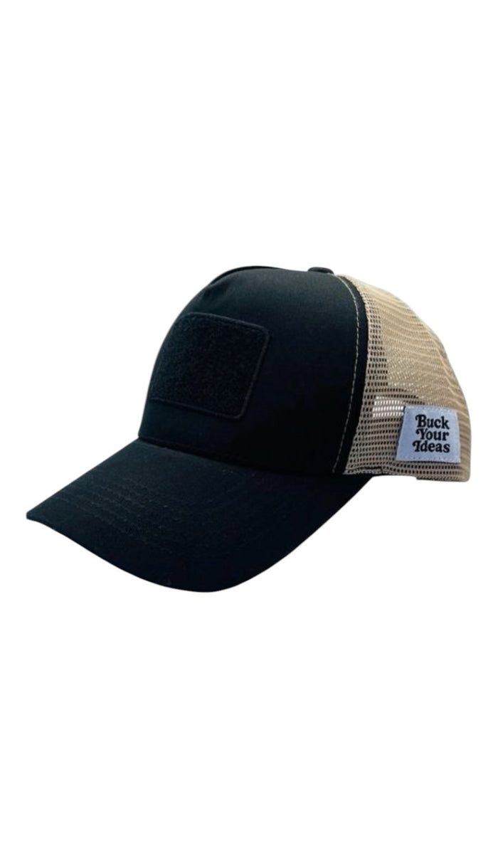 Buck Your Ideas Velcro Patch Cap Black