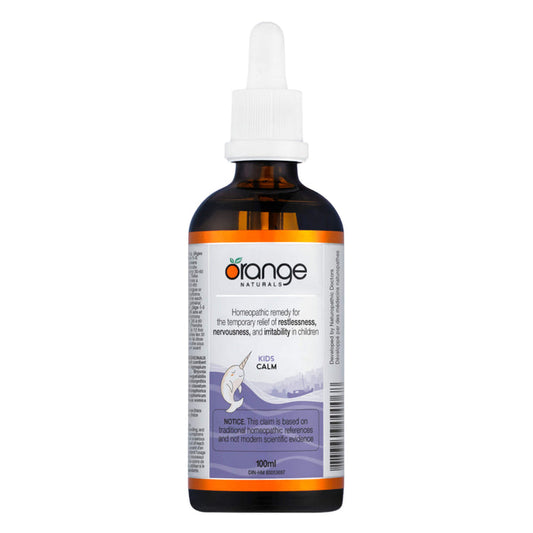 Dropper Bottle of Orange Naturals Calm for Kids 100ml