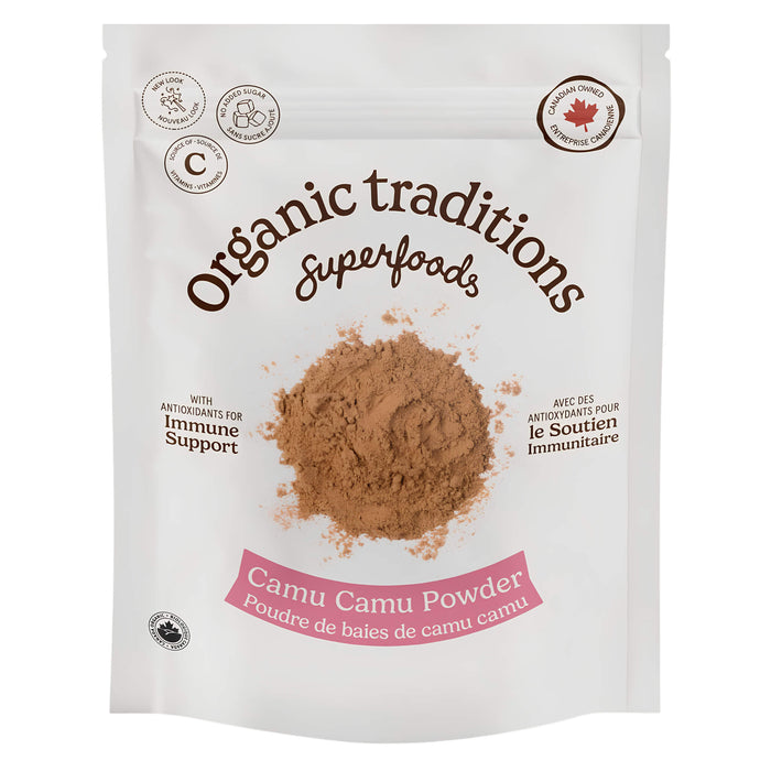 Package of Organic Traditions Camu Camu Powder 100g