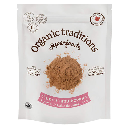 Package of Organic Traditions Camu Camu Powder 100g