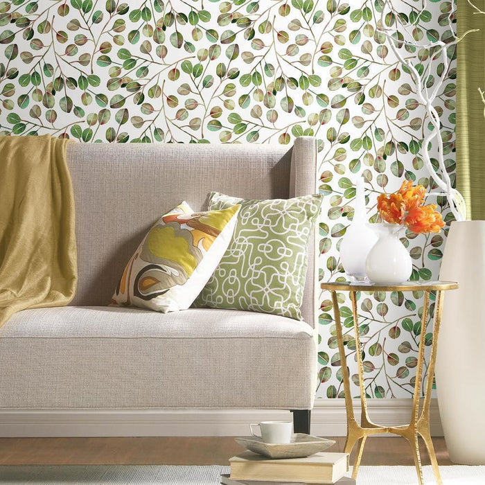 Cat Coquillette Eucalyptus Peel & Stick Wallpaper - EonShoppee