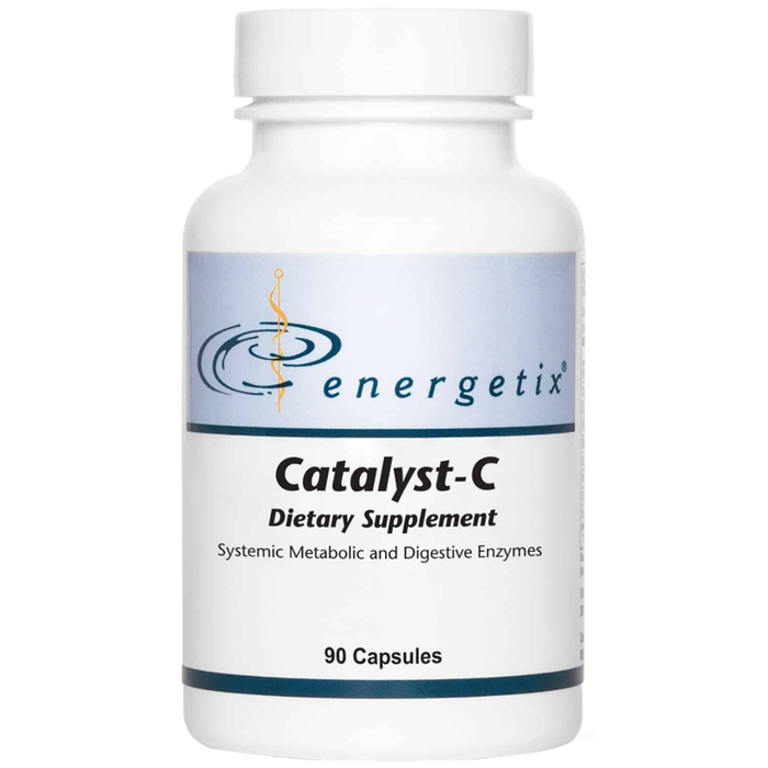 Catalyst C 90 capsules by Energetix, digestive support, digestive enzymes, healthy digestion, metabolic health, systemic metabolic enzymes