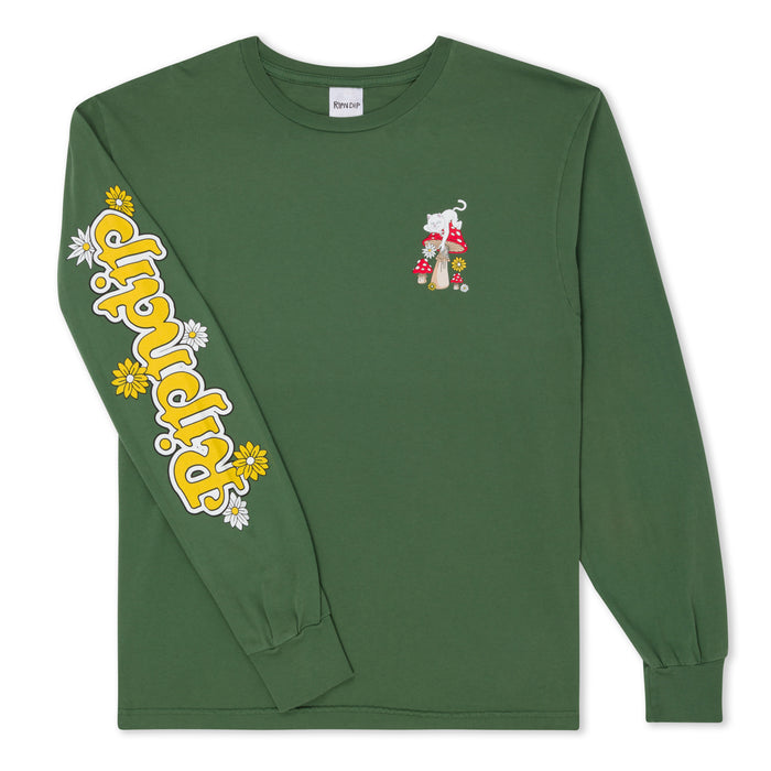 RIPNDIP Caterpillar Garden Long Sleeve (Olive)