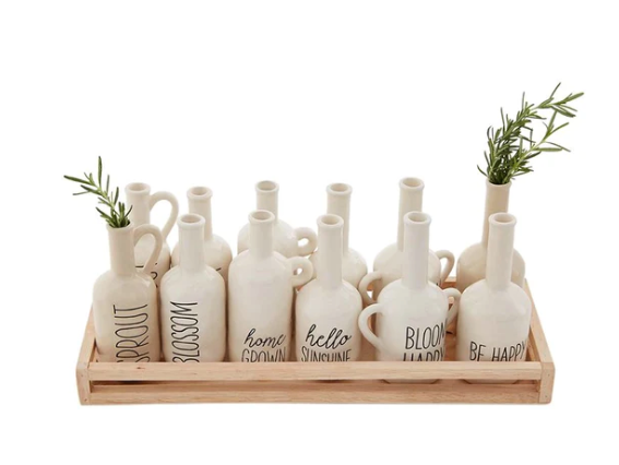 Ceramic Bud Vases - 6 Styles - Pine & Moss
