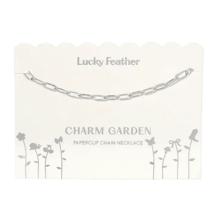 Charm Garden - Paperclip Chain Silver