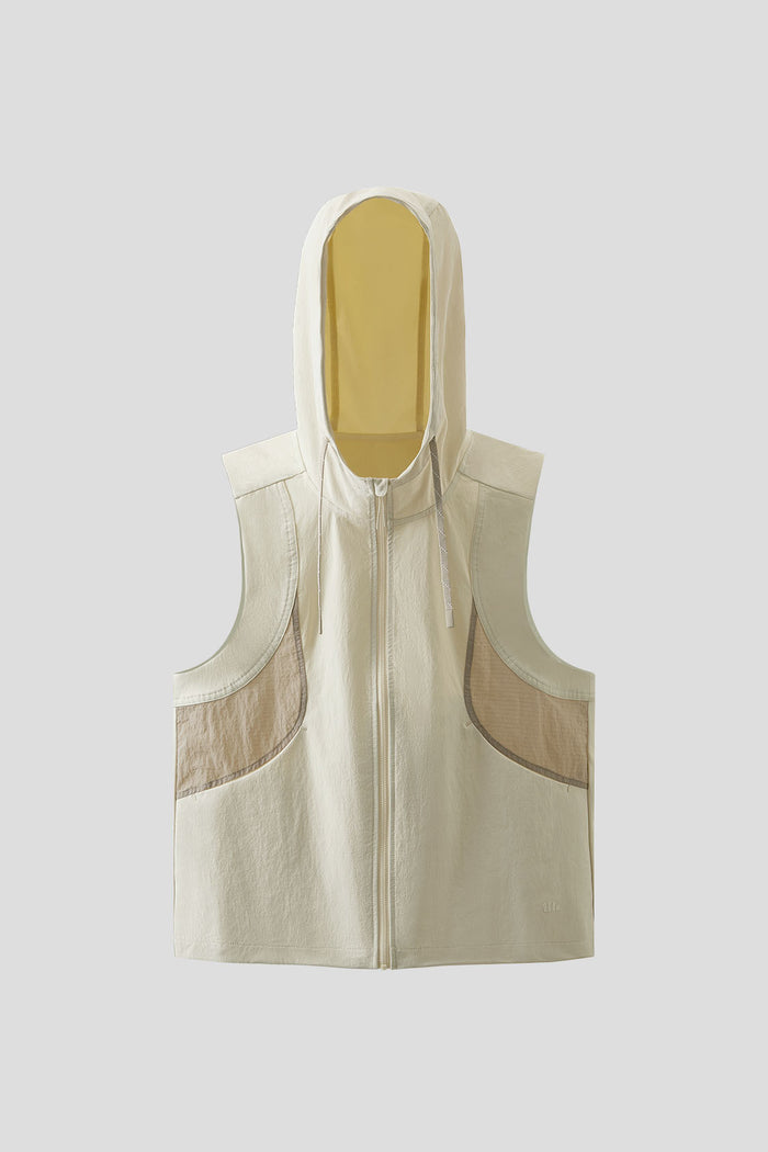 beneunder women's sun protection vest #color_beige