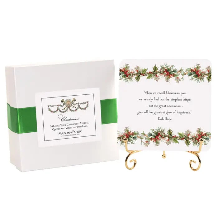 Christmas Quote Verse Cards