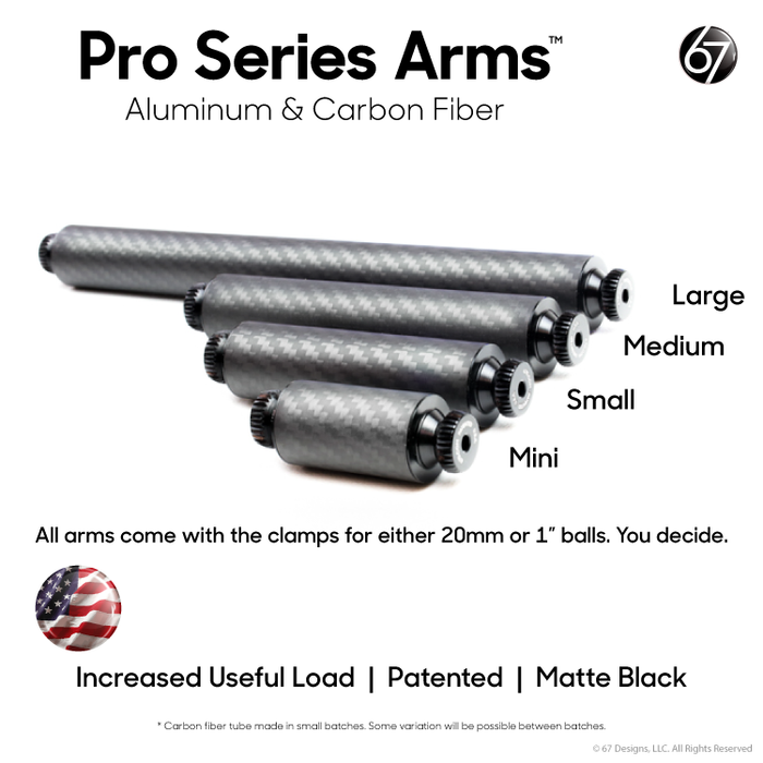 Clamp2Clamp™ Pro Series Arms by 67 Designs