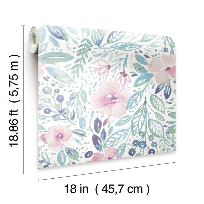 Clara Jean April Showers Peel & Stick Wallpaper - EonShoppee