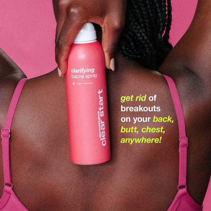 clarifying bacne spray get rid of breakouts