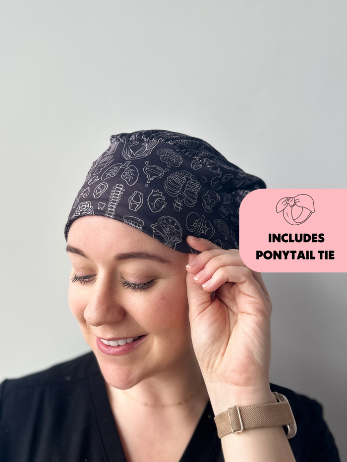 CloudCaps Scrub Cap | Anatomy
