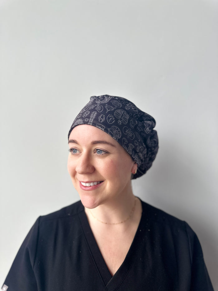 CloudCaps Scrub Cap | Anatomy