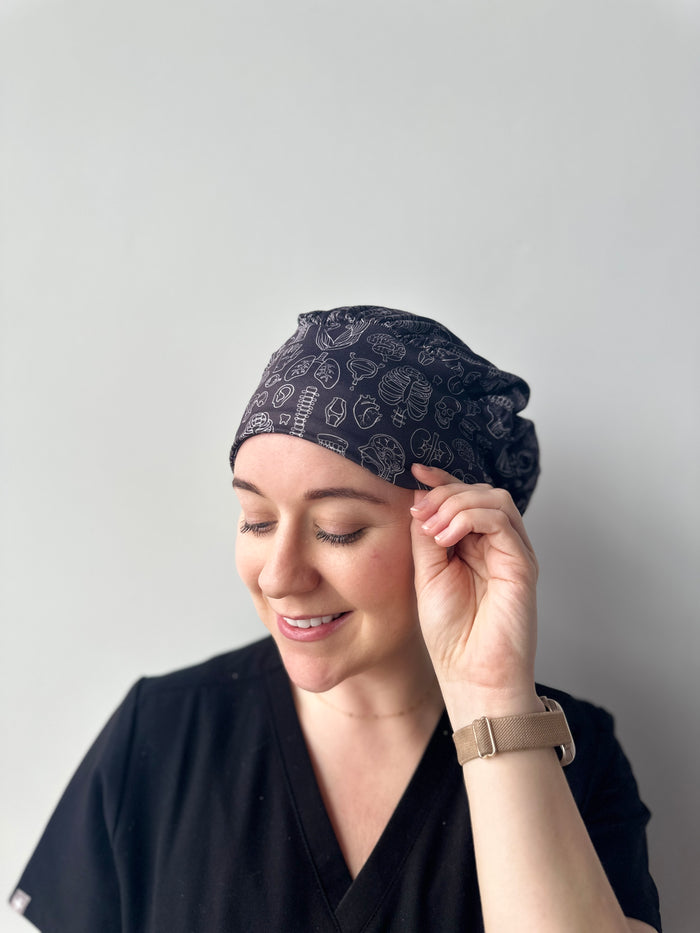 CloudCaps Scrub Cap | Anatomy