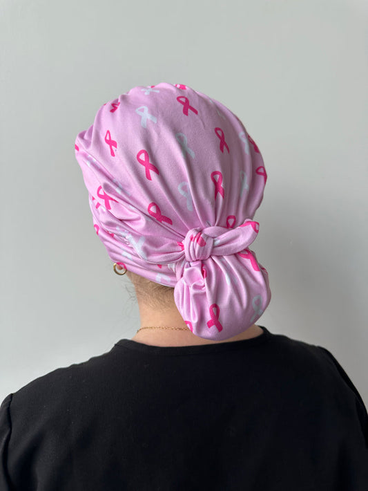 CloudCaps Scrub Cap | Pink Ribbon