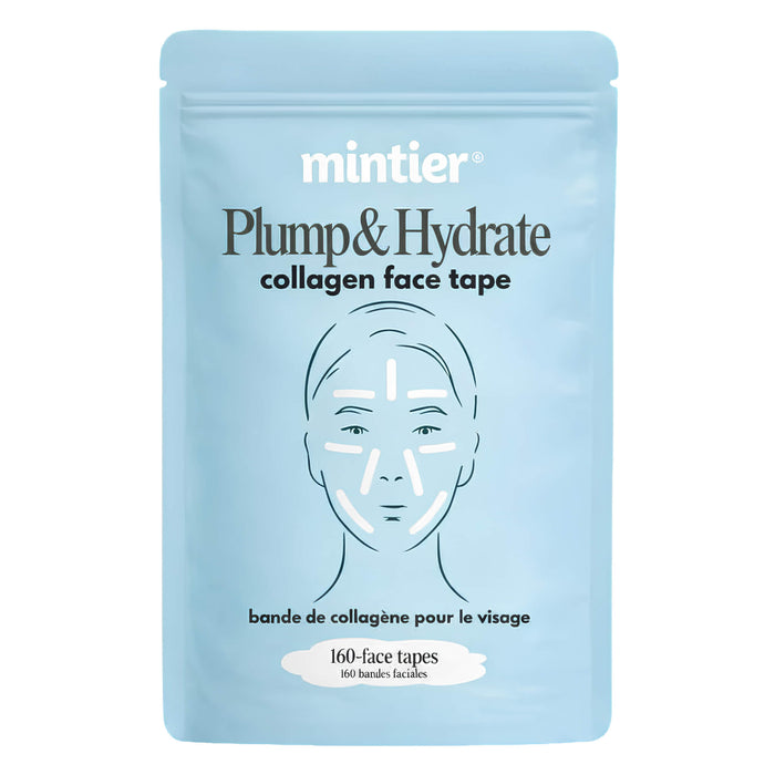 Package of Mintier Collagen Plump & Hydrate Face Tape 160 Tapes