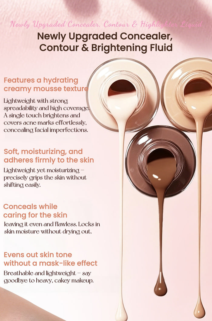 COLORROSE Matte Highlighter & Concealer & Contour Liquid T5954