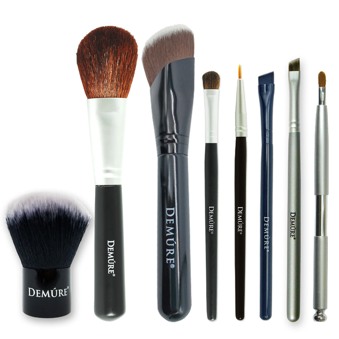Image showing each of the eight Brushes included in the Set